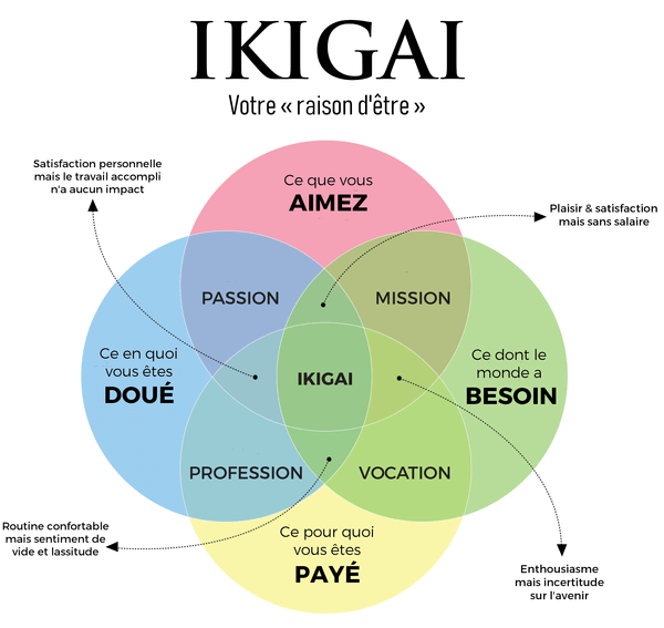 Diagramme d'Ikigai